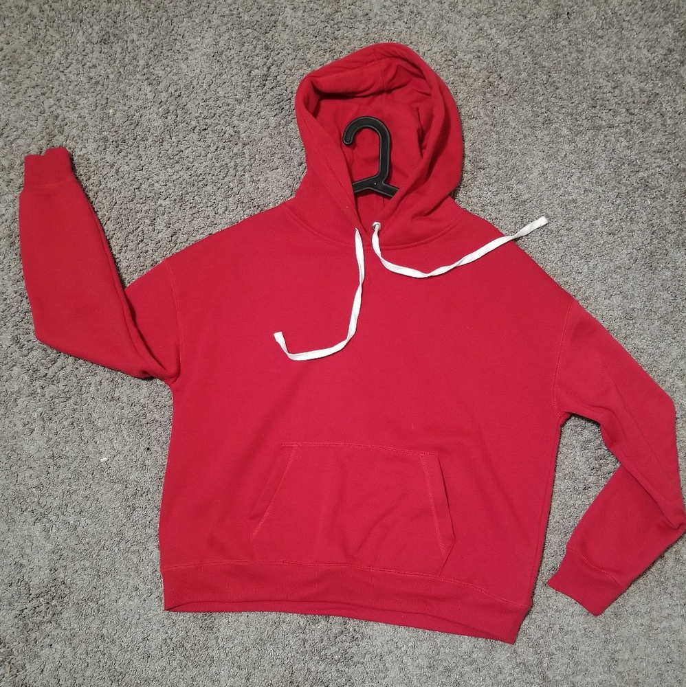 Red Oversized Hoodie